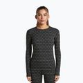 Damen-Funktionssweatshirt Icebreaker Merino 260 Tech Vertex Crewe Black/Snow