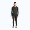 Damen-Funktionssweatshirt Icebreaker Merino 260 Tech Vertex Crewe Black/Snow 2