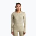 Damen-Funktionssweatshirt Icebreaker Merino 260 Tech Vertex Crewe Undyed/Cumin