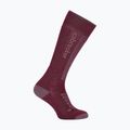Damen Skisocken Icebreaker Merino Ski+ Ultralight OTC berry/grey plum/zinc blue 2