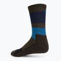 Smartwool Everyday Blocked Stripe Crew grün-blaue Trekkingsocken SW001940D11 2