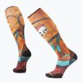 Herren Smartwool Ski Zero Cushion Speicher Steppdecke drucken OTC orange Socken SW001917150 4