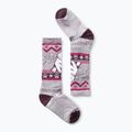 Smartwool Kindersocken Wintersport Full Cushion Eisbär-Muster OTC lila eclipse 6