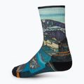 Damen-Trekkingsocken Smartwool Hike Light Cushion Icy Range Print Crew farbig 01988 2
