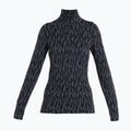 Icebreaker Damen Thermo-Sweatshirt Merino 260 Vertex Half Zip Glacial Camo graphit/schwarz/j