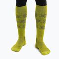 Icebreaker Herren Socken Ski+ Light OTC Ski Heritage bio lime/loden 2