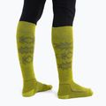 Icebreaker Herren Socken Ski+ Light OTC Ski Heritage bio lime/loden 3