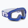 Fahrradbrille für Kinder 100% Strata 2 Junior blau/klar