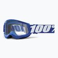 Fahrradbrille für Kinder 100% Strata 2 Junior blau/klar 5