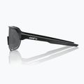 Sonnenbrille 100% S2 soft tact schwarz/rauch 3