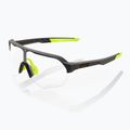 Sonnenbrille 100% S2 soft tact cool grey/photochromic