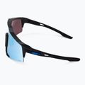 100% Speedcraft mattschwarz/hyperblau Multilayer-Spiegel Fahrradbrille 60007-00004 5