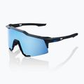 100% Speedcraft mattschwarz/hyperblau Multilayer-Spiegel Fahrradbrille 60007-00004 7
