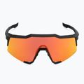 Radsportbrille 100% Speedcratf Soft tact schwarz/hyper rot Multilayer Spiegel 60007-00008 4