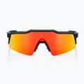 100% Speedcraft SL soft tact schwarz/hiper rot Multilayer-Spiegel-Sonnenbrille 2