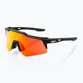 100% Speedcraft XS soft tact schwarz/hiper rot Multilayer Spiegel Sonnenbrille