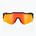100% Speedcraft XS soft tact schwarz/hiper rot Multilayer Spiegel Sonnenbrille 2