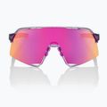 Sonnenbrille 100% S3 polished translucent/purple multilayer mirror 3