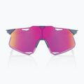 100% Hypercraft Glanz hellgrau/violett Multilayer-Spiegel Sonnenbrille 2