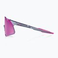 100% Hypercraft Glanz hellgrau/violett Multilayer-Spiegel Sonnenbrille 3