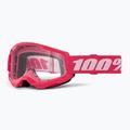 100% Strata 2 rosa/klar Fahrradbrille 5