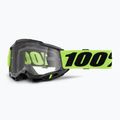 Fahrradbrille 100% Accuri 2 OTG neon yellow/clear