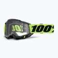 Kinder Fahrradbrille 100% Accuri 2 Junior neon yellow/clear