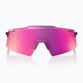 Sonnenbrille 100% Aerocraft gloss purple chrome/purple mirror 4