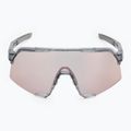 100% S3 polierte, durchscheinende, grau/roségoldfarbene, verspiegelte photochrome Sonnenbrille 6