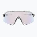 100% S3 polierte, durchscheinende, grau/roségoldfarbene, verspiegelte photochrome Sonnenbrille 8
