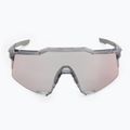 100% Speedcraft Sonnenbrille poliert transluzent grau/rosa gold Spiegel Photochromen 6