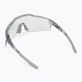 100% Speedcraft SL poliert transluzent grau/rosa gold mirr photochr Sonnenbrille 2