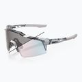 100% Speedcraft SL poliert transluzent grau/rosa gold mirr photochr Sonnenbrille 7