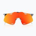 100% Hypercraft schwarz chrom/hiper rot Spiegel Sonnenbrille 2