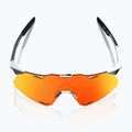 100% Hypercraft schwarz chrom/hiper rot Spiegel Sonnenbrille 4