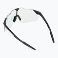 100% Hypercraft glänzend schwarz/photochrom lila Spiegel Sonnenbrille 2
