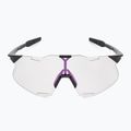 100% Hypercraft glänzend schwarz/photochrom lila Spiegel Sonnenbrille 3