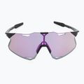 100% Hypercraft glänzend schwarz/photochrom lila Spiegel Sonnenbrille 5