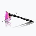 100% Hypercraft glänzend schwarz/photochrom lila Spiegel Sonnenbrille 8