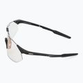 100% Hypercraft SQ gloss black/photochromic purple mirror Sonnenbrille 4