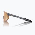 100% Hypercraft SQ Softtact grau/kupferfarbener Spiegel Sonnenbrille 3