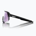 Sonnenbrille 100% S3 poliert schwarz/ hyperpolarisiert lavendel verspiegelt 3