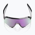 Sonnenbrille 100% S3 poliert schwarz/ hyperpolarisiert lavendel verspiegelt 4
