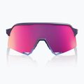 Sonnenbrille 100% S3 satin storm metallic/purple mirror 4