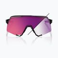 Sonnenbrille 100% S3 LE gloss black/purple flash mirror photochromic 4