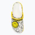 Slides Schlappen  Crocs Classic Platform Smiley World Charm white/multi 6