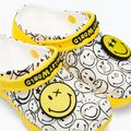 Slides Schlappen  Crocs Classic Platform Smiley World Charm white/multi 11