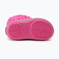 Crocs Winter Puff Kids Schneestiefel electric pink/hellgrau 4