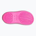 Crocs Winter Puff Kids Schneestiefel electric pink/hellgrau 11