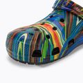 Crocs Baya Seasonal Printed Clog Damen schwarz/multi Flip-Flops 8